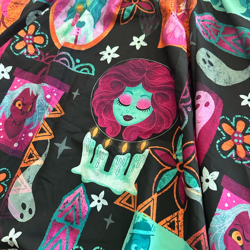 Disney Park Candy Haunted Mansion Women's Midi Skirt NWT - Picture 2 of 4